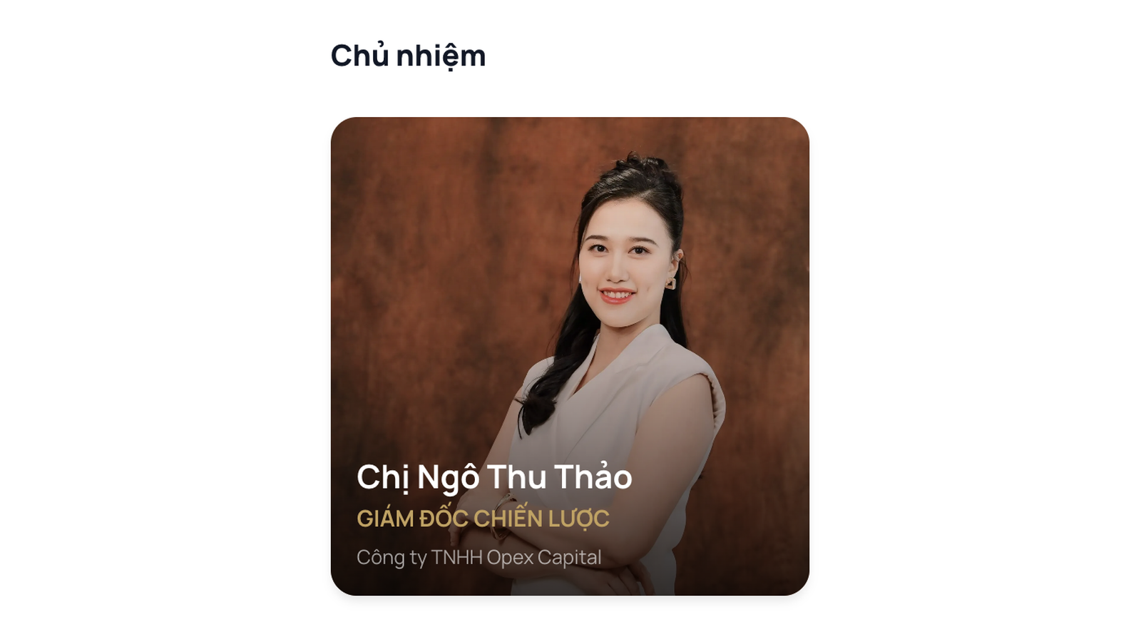 Chủ nhiệm